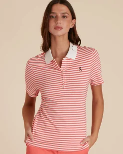 Femme Vicomte A Polos & T-Shirts^Polo Manches Courtes marinière