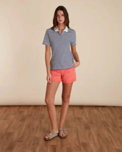 Femme Vicomte A Polos & T-Shirts^Polo Manches Courtes marinière