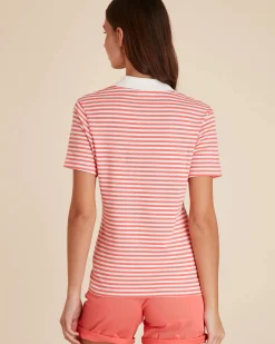 Femme Vicomte A Polos & T-Shirts^Polo Manches Courtes marinière