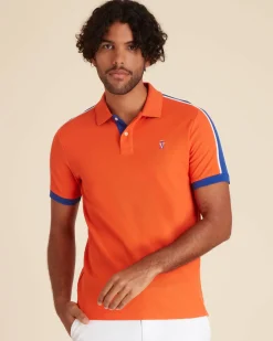 Homme Vicomte A Polos^Polo Pilote Tricolore