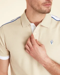 Homme Vicomte A Polos^Polo Pilote Tricolore