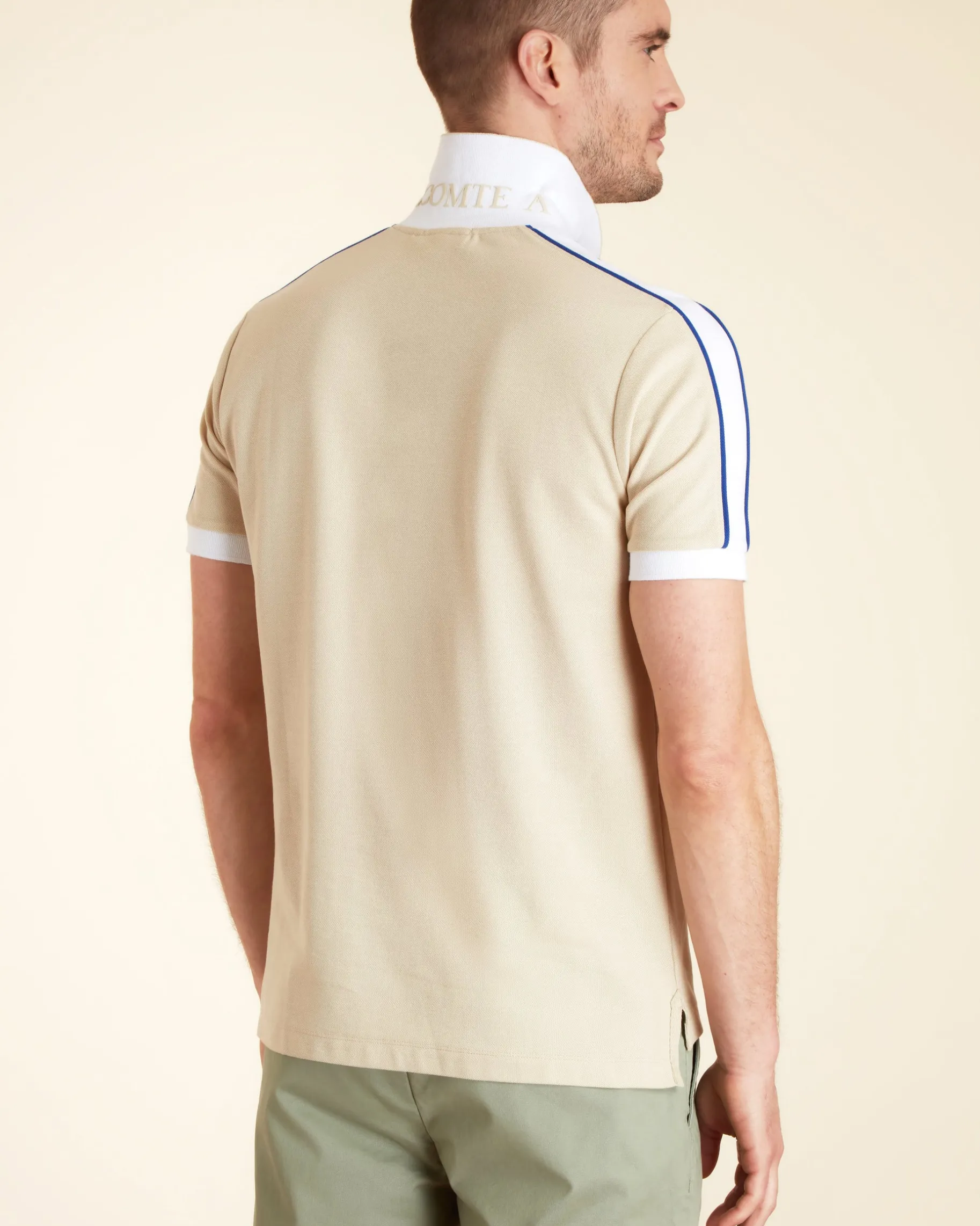 Homme Vicomte A Polos^Polo Pilote Tricolore