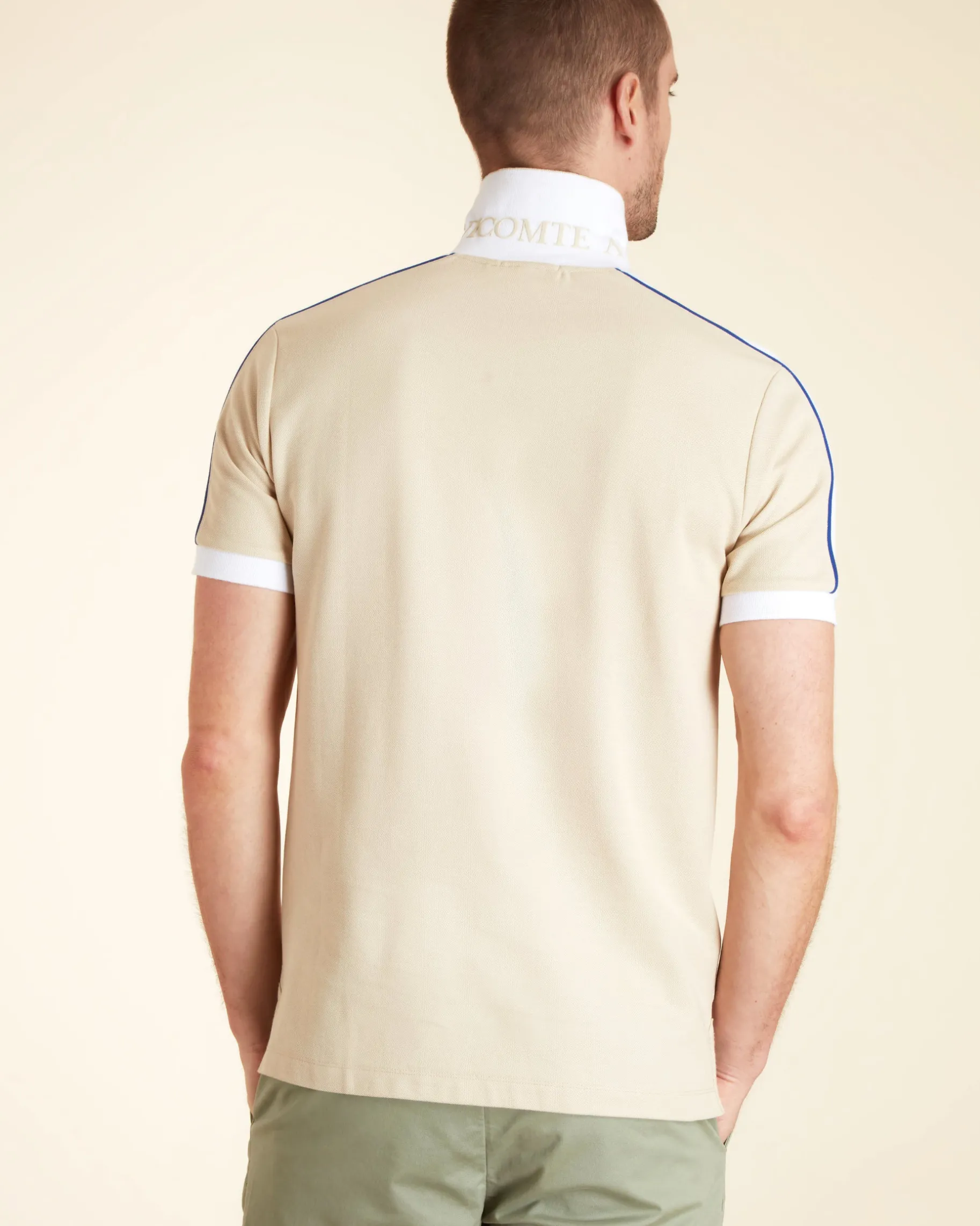 Homme Vicomte A Polos^Polo Pilote Tricolore
