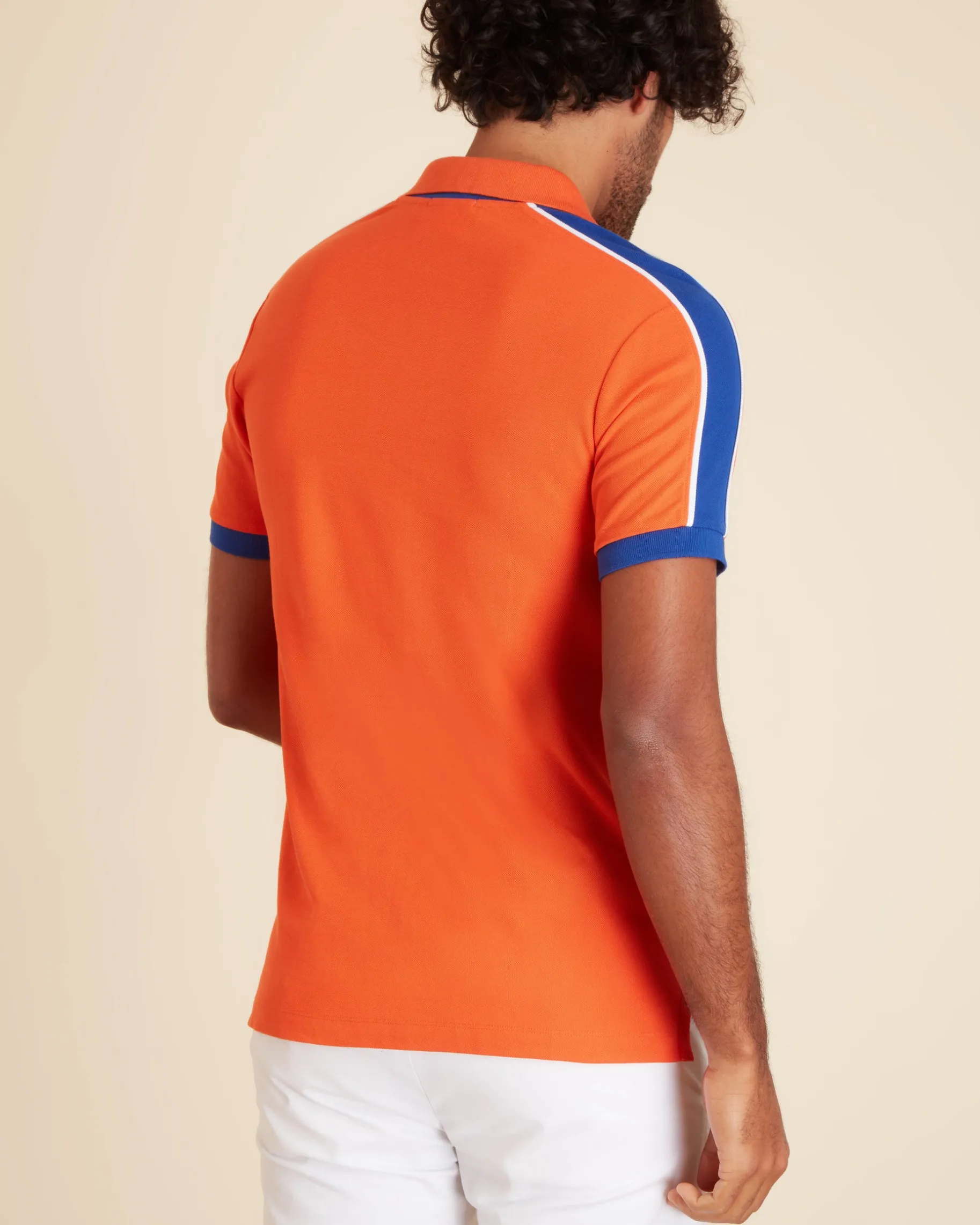 Homme Vicomte A Polos^Polo Pilote Tricolore