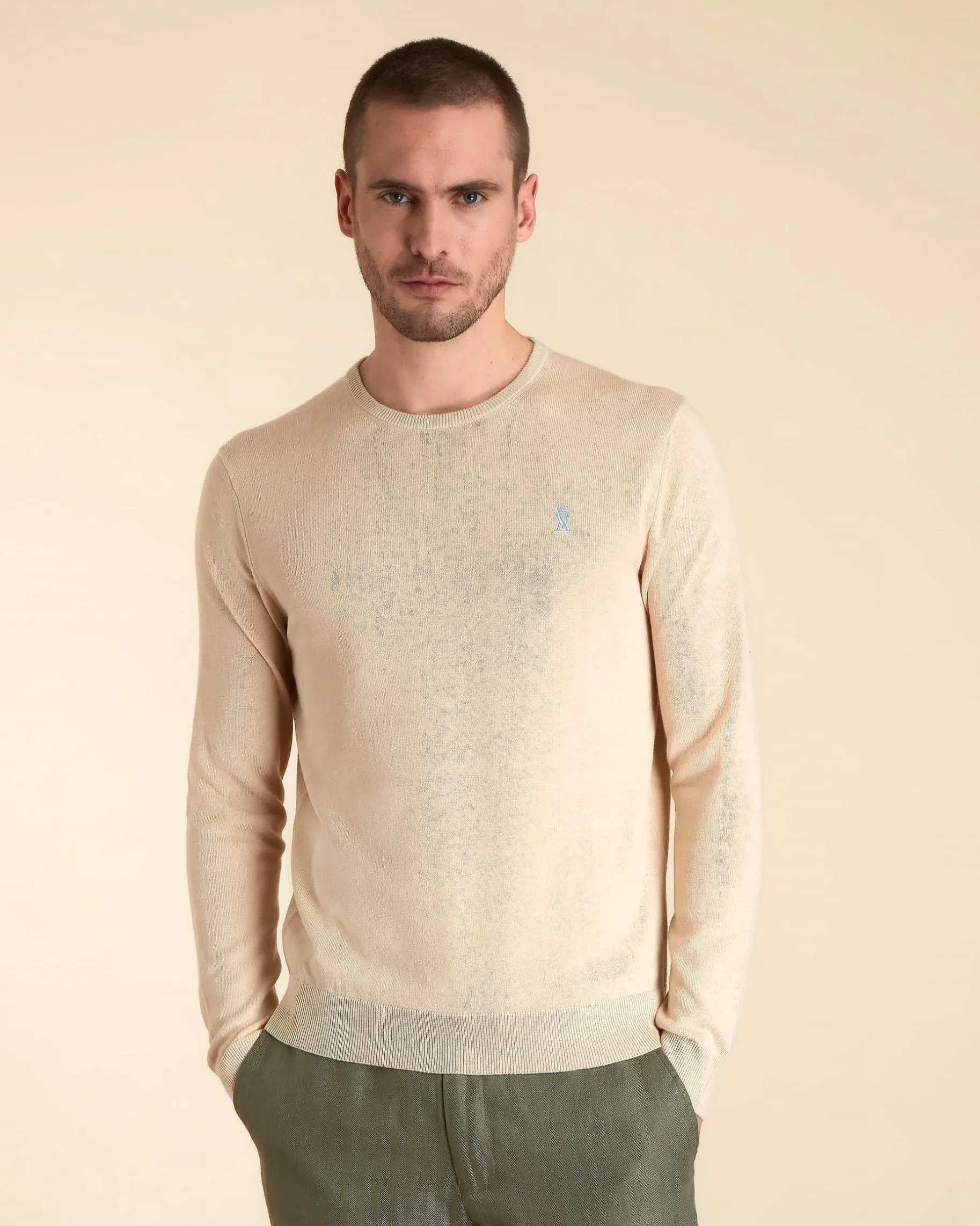 Homme Vicomte A Pulls^Pull Col Rond