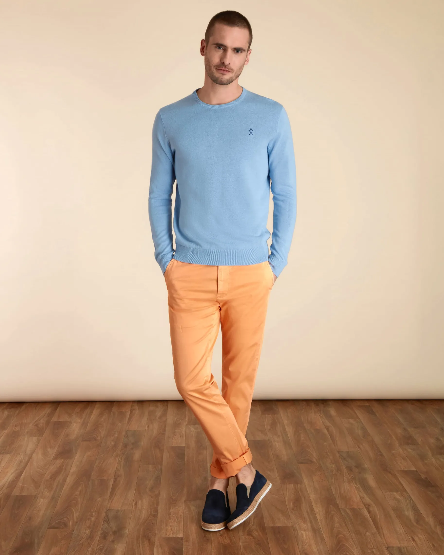 Homme Vicomte A Pulls^Pull Col Rond