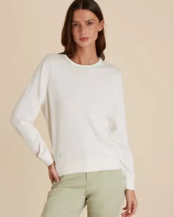 Femme Vicomte A Pulls & Sweats^Pull Col Rond à Détails Contrasté