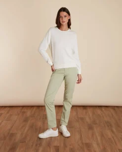 Femme Vicomte A Pulls & Sweats^Pull Col Rond à Détails Contrasté