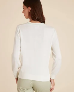 Femme Vicomte A Pulls & Sweats^Pull Col Rond à Détails Contrasté