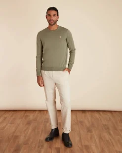 Homme Vicomte A Pulls^Pull Col Rond Uni