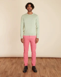 Homme Vicomte A Pulls^Pull Col Rond Uni