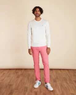 Homme Vicomte A Pulls^Pull Col Rond Uni