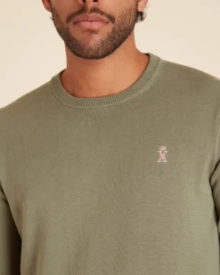 Homme Vicomte A Pulls^Pull Col Rond Uni