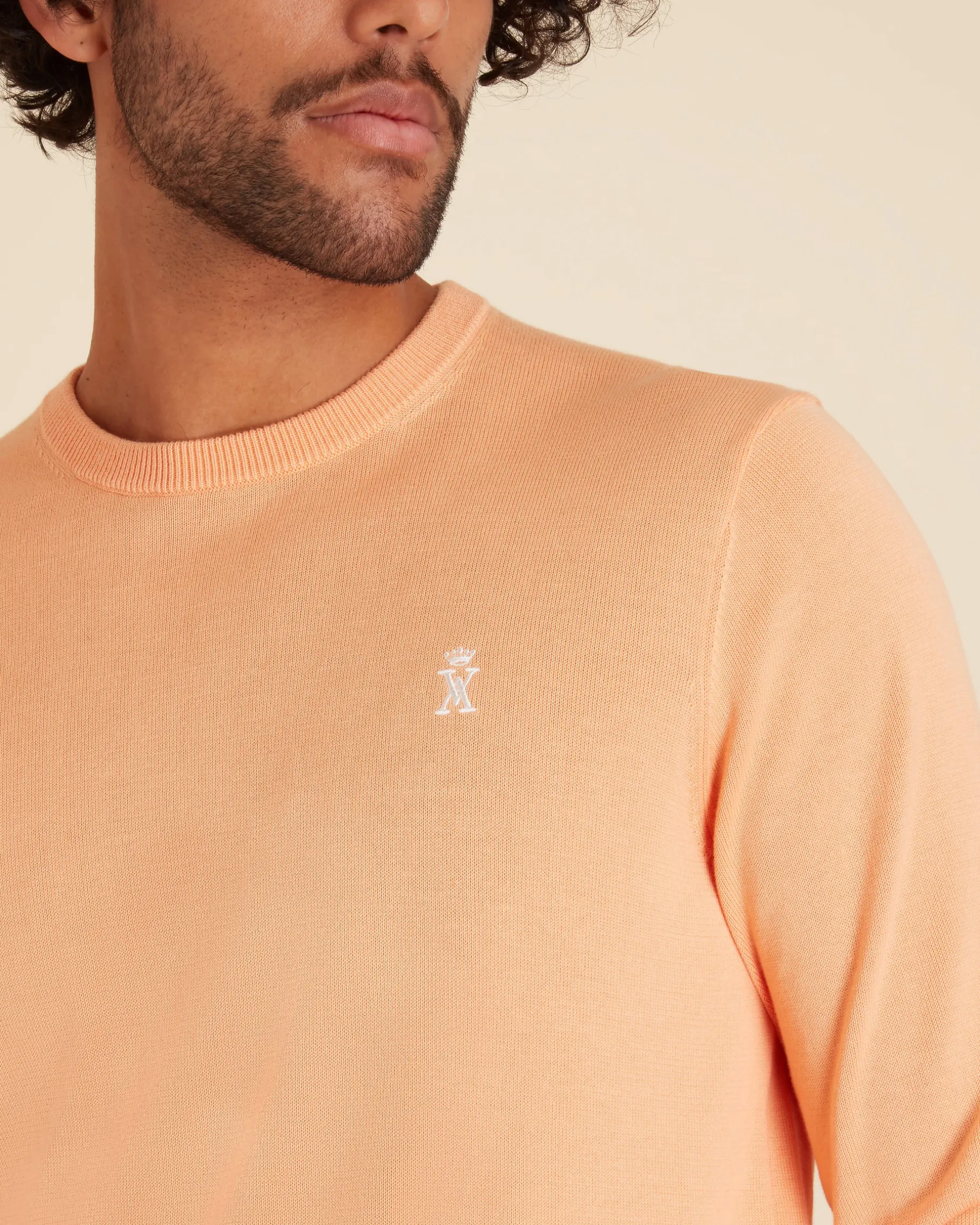 Homme Vicomte A Pulls^Pull Col Rond Uni