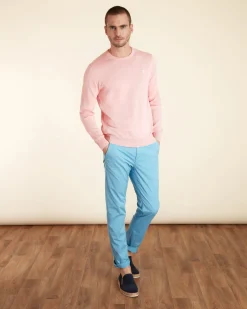 Homme Vicomte A Pulls^Pull Col Rond Uni
