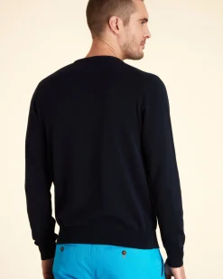Homme Vicomte A Pulls^Pull Col Rond Uni