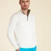 Homme Vicomte A Pulls^Pull Demi Zippé