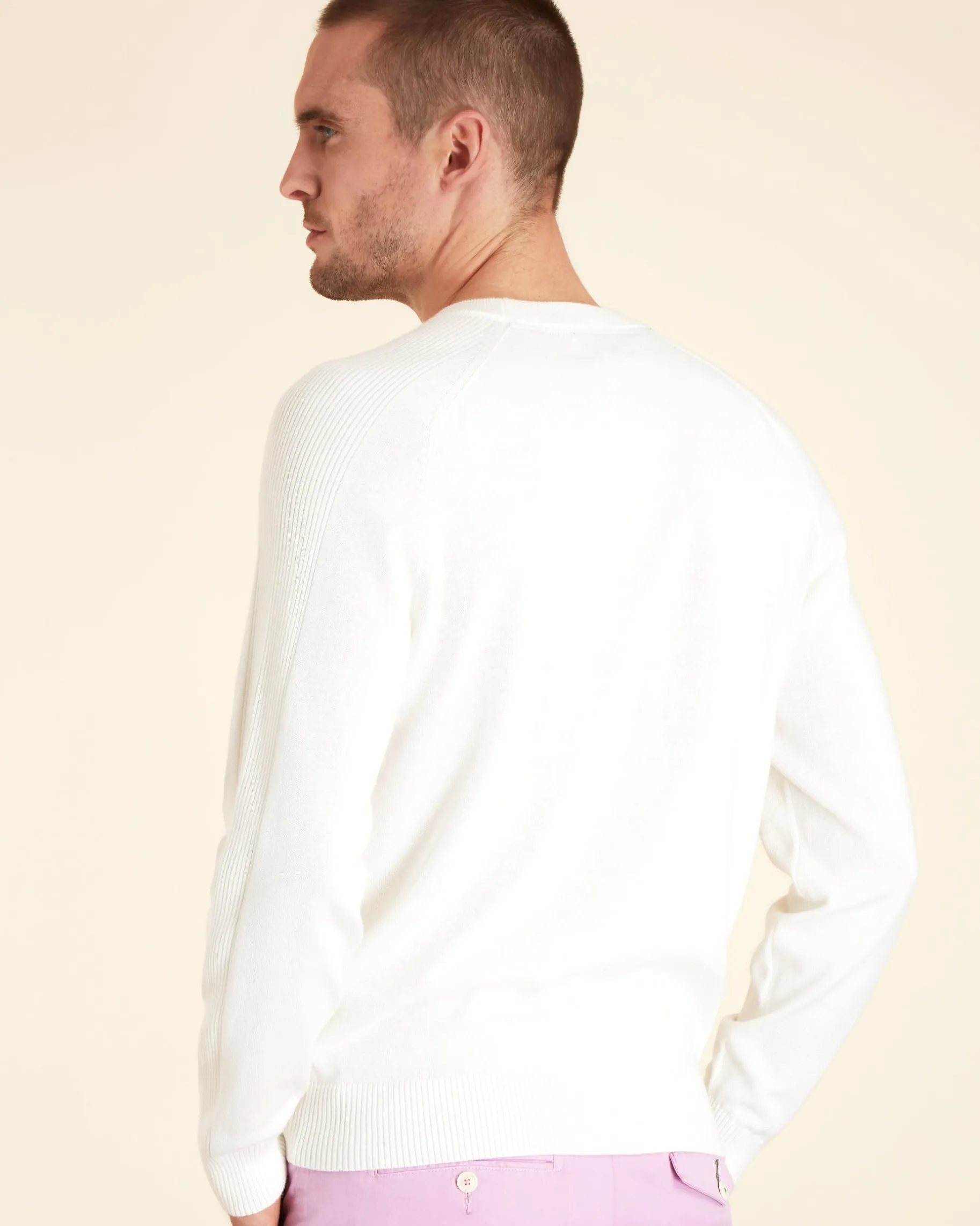 Homme Vicomte A Pulls^Pull Klemo à Col Rond