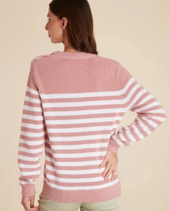 Femme Vicomte A Pulls & Sweats^Pull Marinière Col Rond