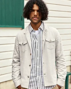 Homme Vicomte A Manteaux & Vestes^Surchemise Regular à Détails Imprimé