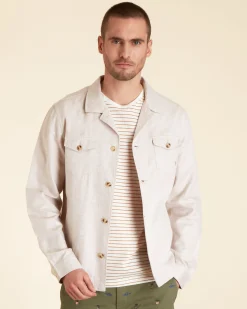 Homme Vicomte A Manteaux & Vestes^Surchemise Regular à Détails Imprimé