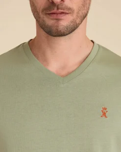 Homme Vicomte A T-Shirts^T-shirt à Col V