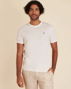 Homme Vicomte A T-Shirts^T-shirt Col Rond à Rayures