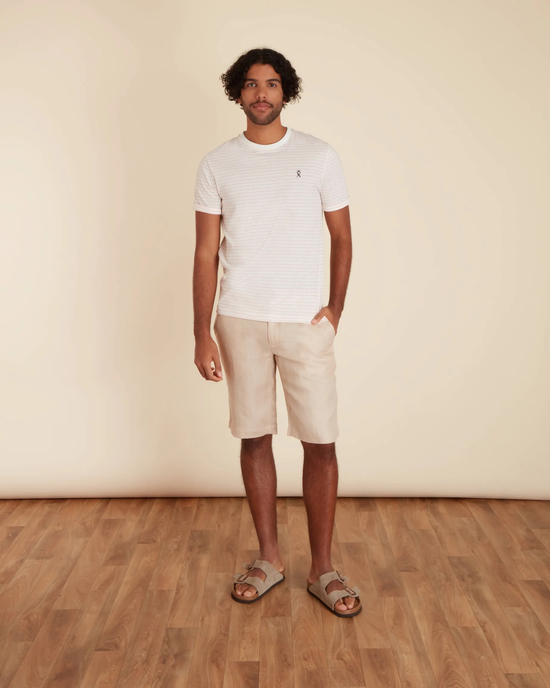 Homme Vicomte A T-Shirts^T-shirt Col Rond à Rayures