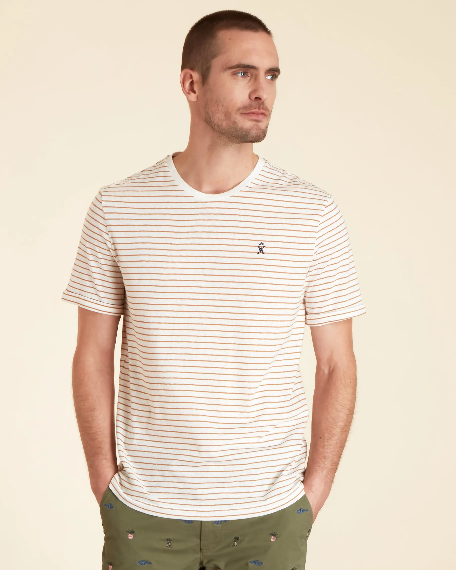 Homme Vicomte A T-Shirts^T-shirt col Rond Marinière