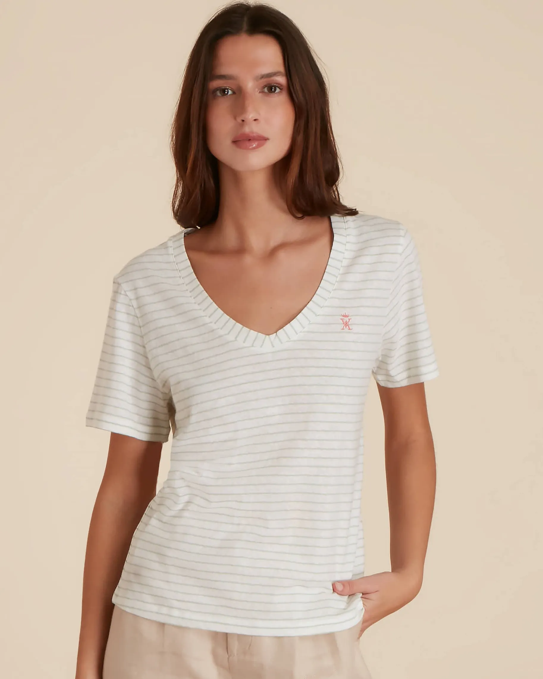 Femme Vicomte A Polos & T-Shirts^T-shirt Col V