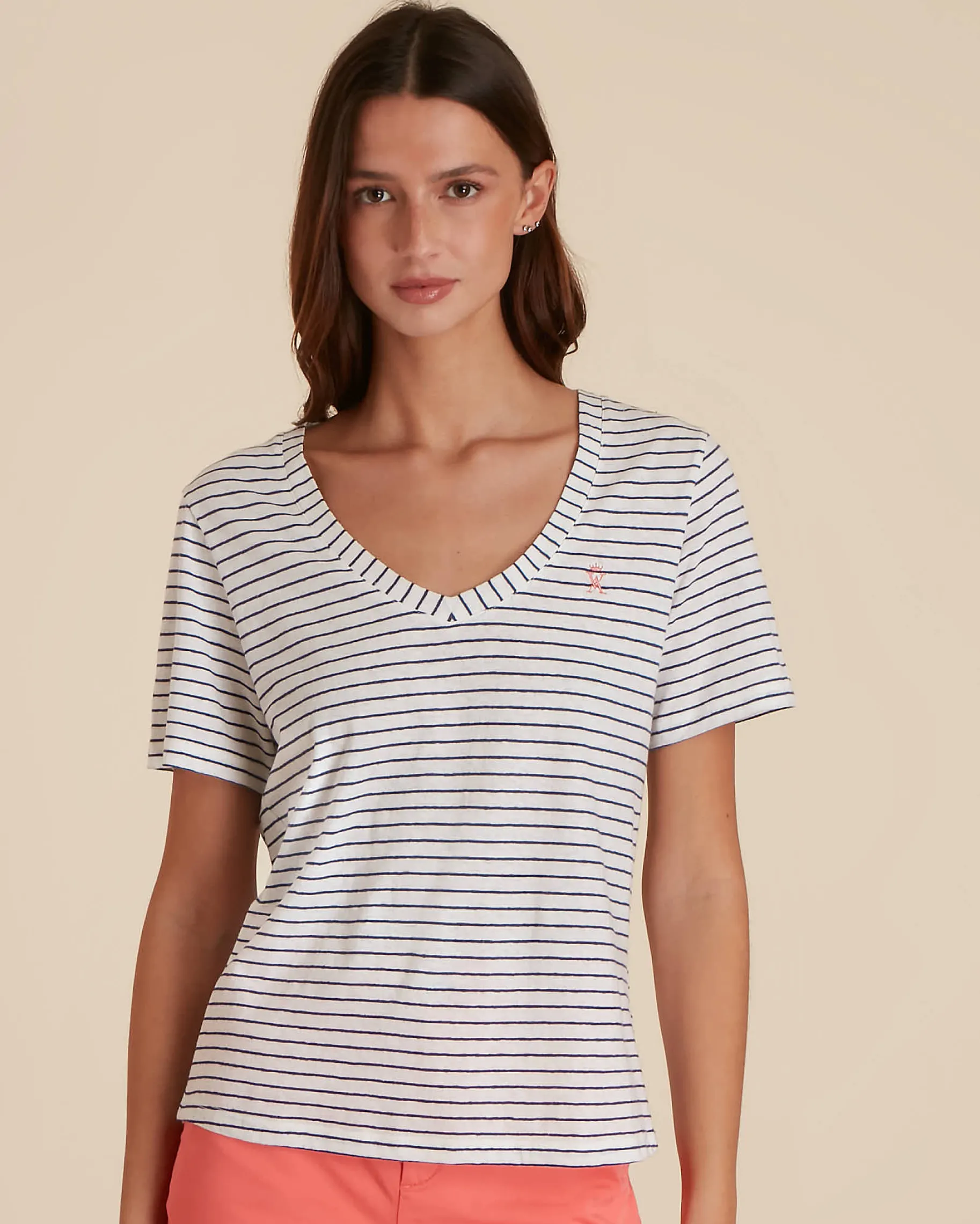 Femme Vicomte A Polos & T-Shirts^T-shirt Col V