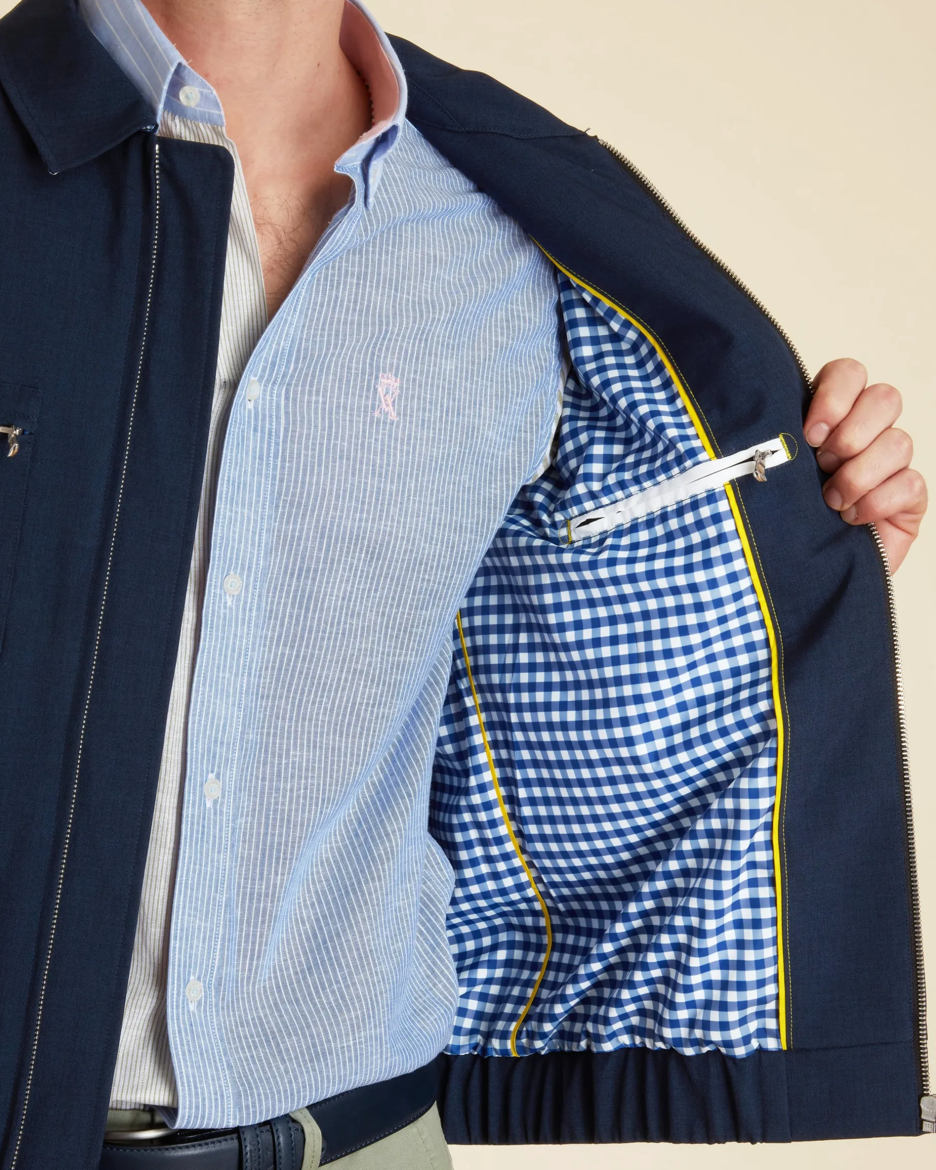 Homme Vicomte A Manteaux & Vestes^Veste confort Zippé
