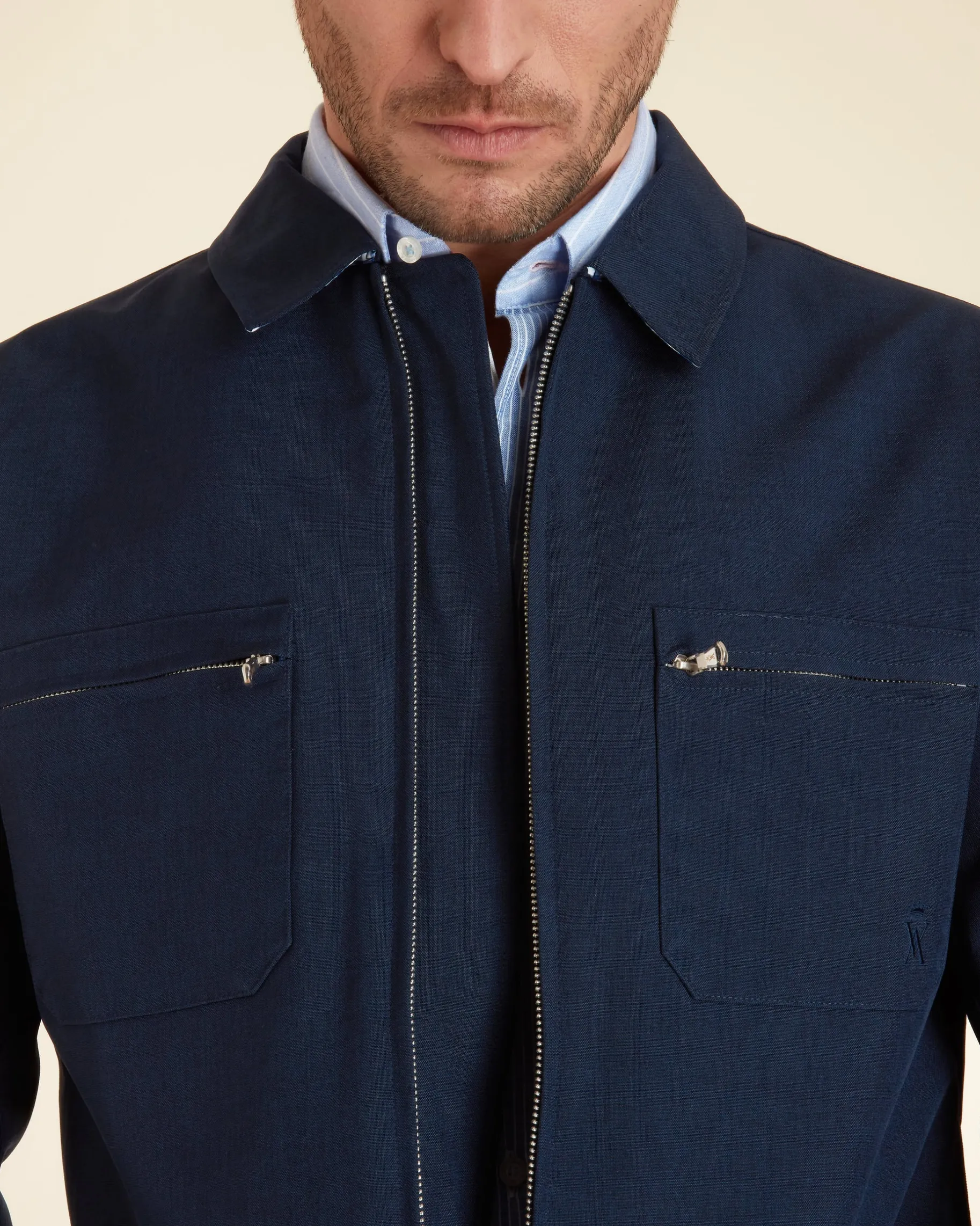 Homme Vicomte A Manteaux & Vestes^Veste confort Zippé